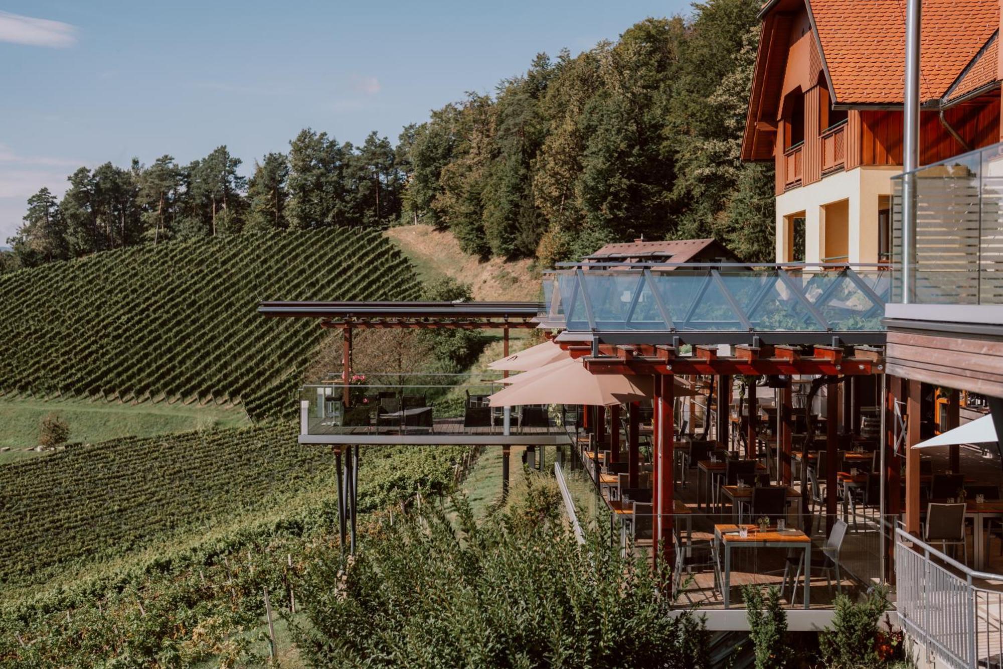 Hotel Mahorko Wein Wellness Wasserbueffel Glanz an der Weinstraße Exteriér fotografie