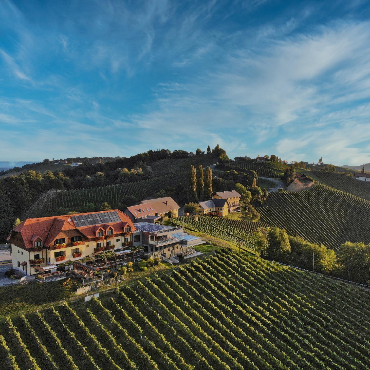 Hotel Mahorko Wein Wellness Wasserbueffel Glanz an der Weinstraße Exteriér fotografie